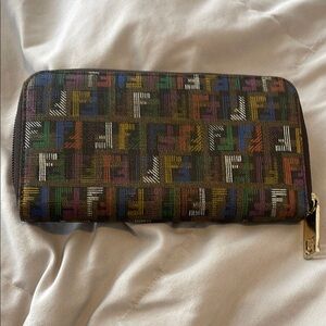 Multicolor Zipper Wallet